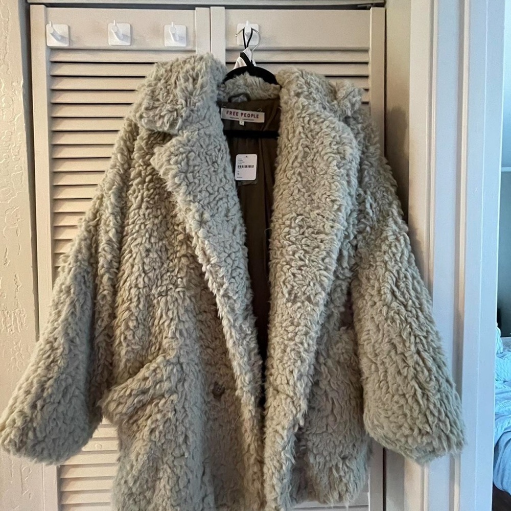 Free People Green Coat